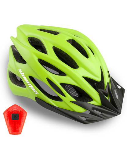 Bike Helmet with Rear Light and Detachable Visor ‎HT-10